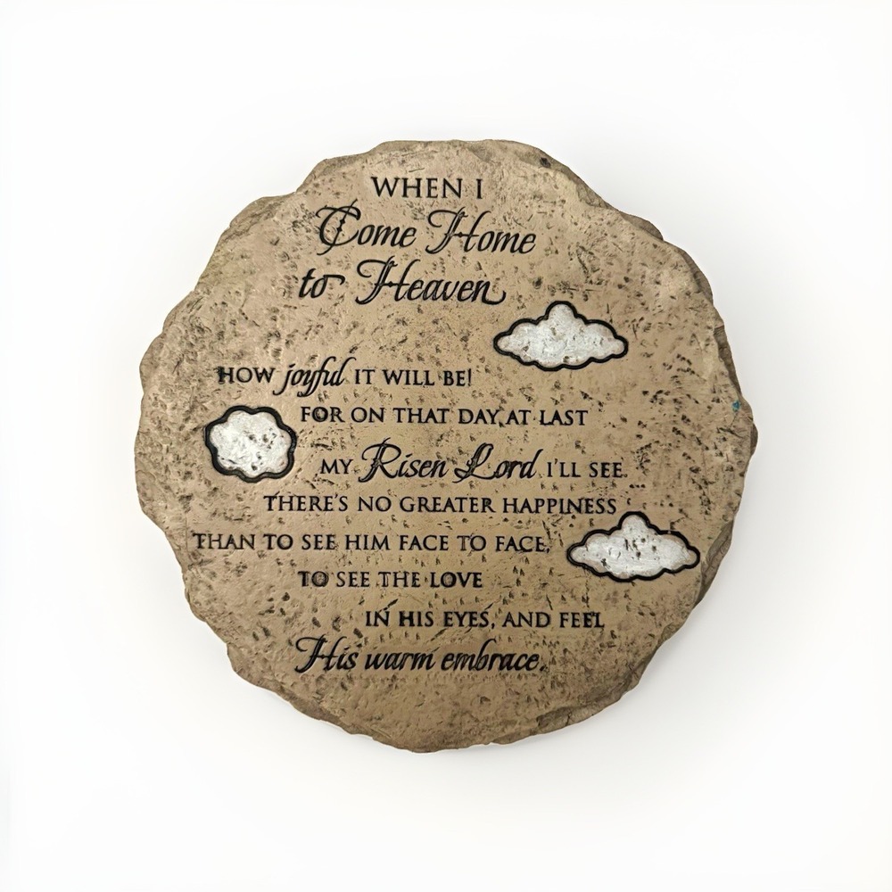 Dicksons Religious Inspirational Hanging Wall Plaque Resin Stepping Stone